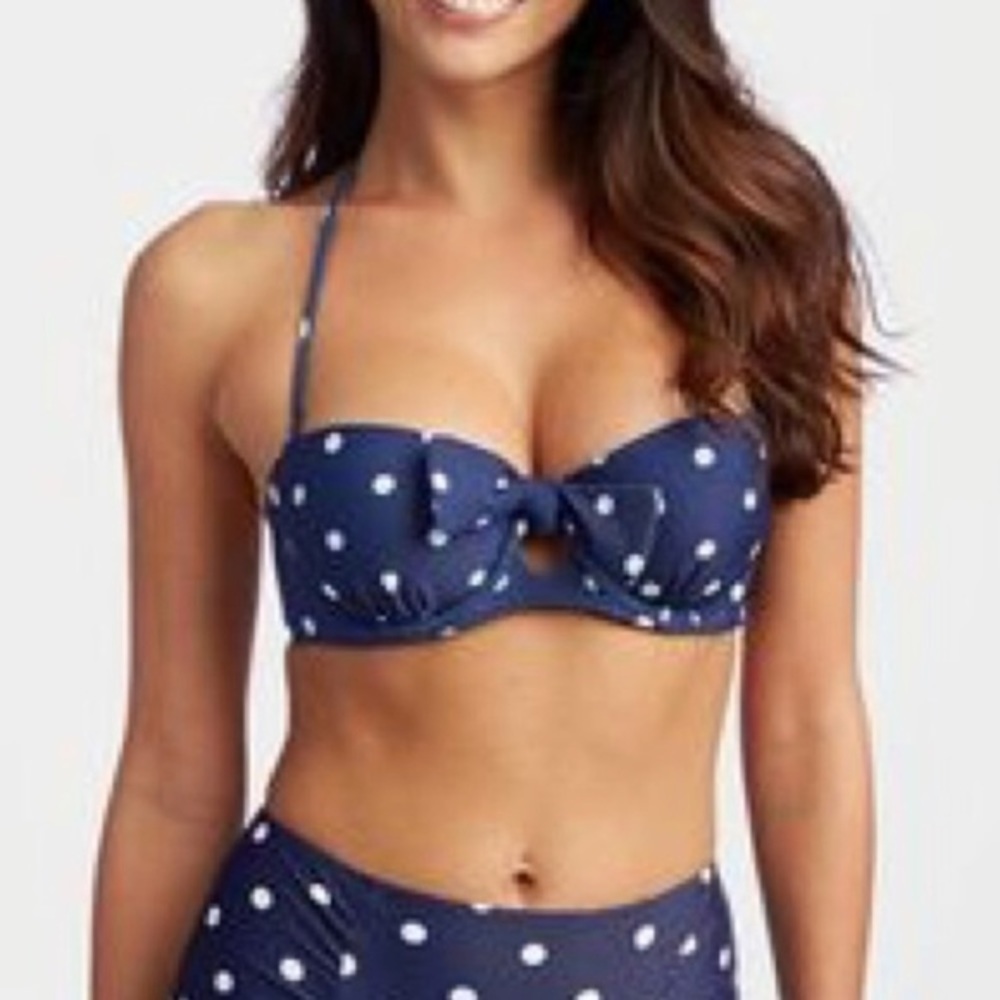 American eagle arie holly polka dot halter top - Picture 5 of 5